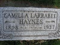 Haynes, Camilla (Larrabee)